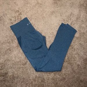 NVGTN dark blue contour leggings